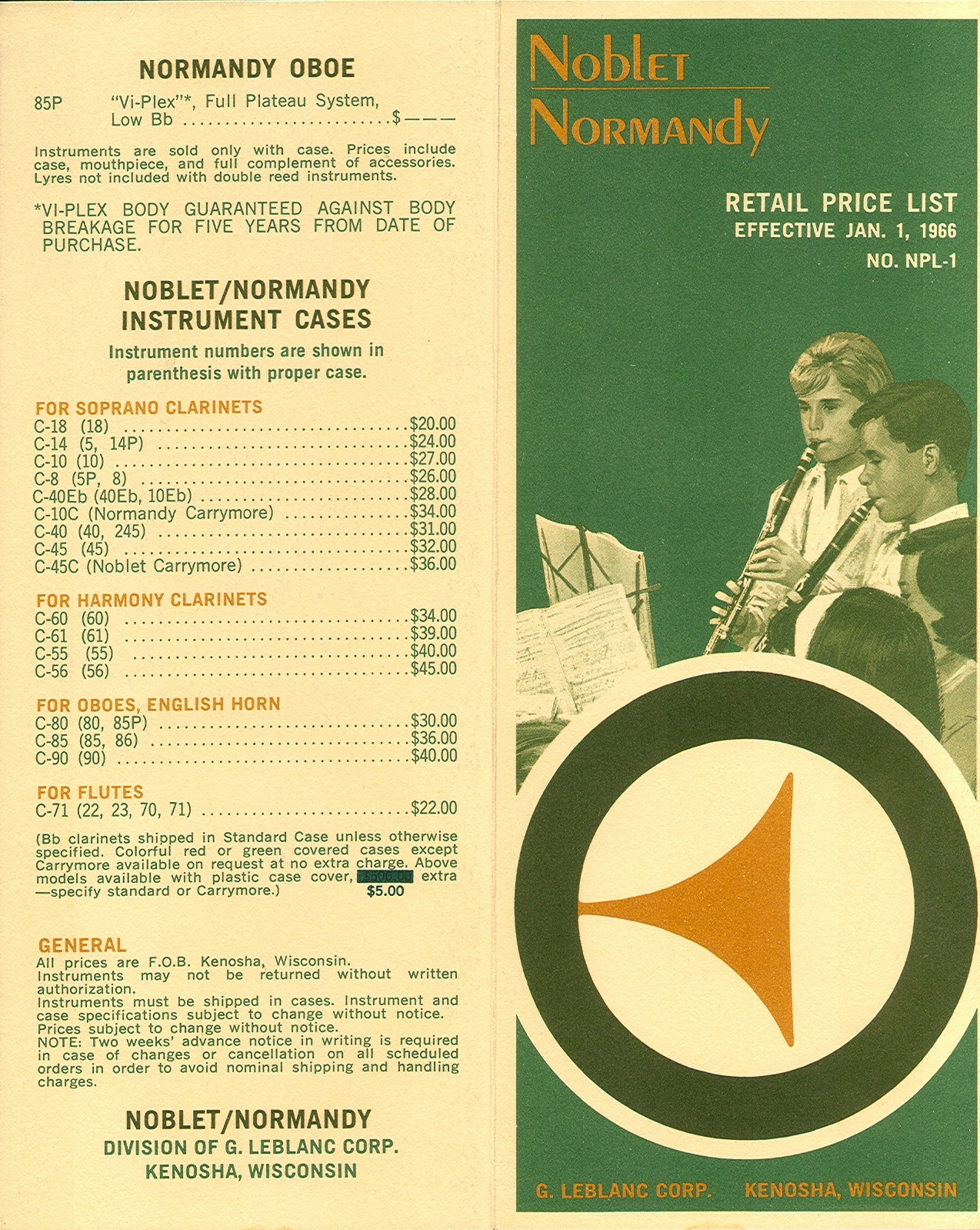 noblet price list