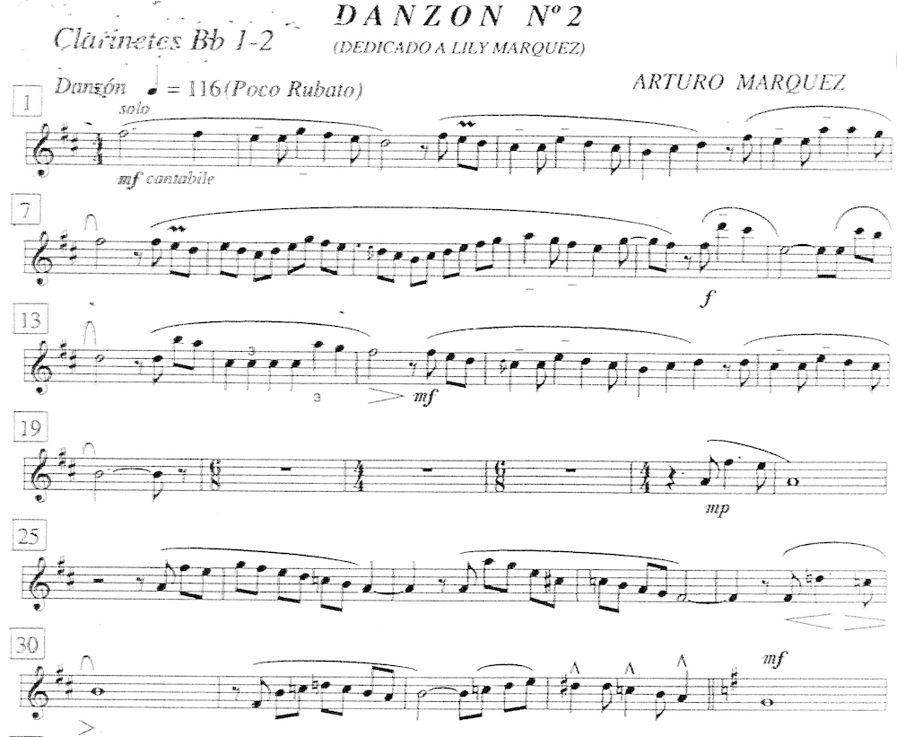 marquez danzon no 2 score pdf